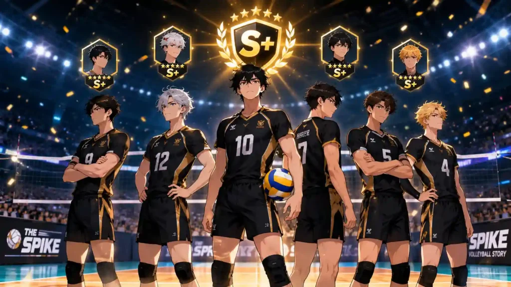 the spike mod apk s plus rank characters